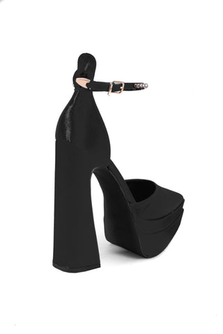 01-4280 High block Heel Pumps