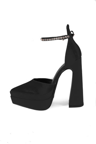 01-4280 High block Heel Pumps
