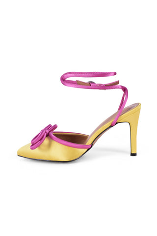 01-4320 Bow High Heel Pumps/