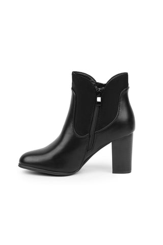 01-4546 Block heel  Ankle Boot