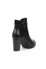 01-4546 Block heel  Ankle Boot