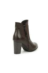 01-4546 Block heel  Ankle Boot