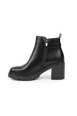 01-4547 Block heel  Ankle Boot