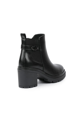 01-4547 Block heel  Ankle Boot