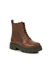 01-4587 Knit Chunky Half Boot*