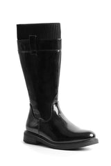 01-4596 Shiny UnderKnee Boot