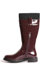 01-4596 Shiny UnderKnee Boot