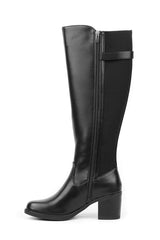 01-4603 Block heel Knee Boot