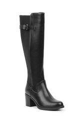 01-4603 Block heel Knee Boot