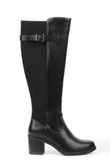 01-4603 Block heel Knee Boot