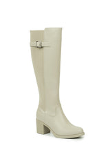 01-4603 Block heel Knee Boot