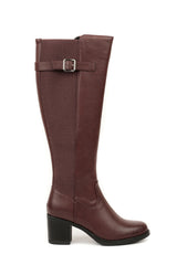 01-4603 Block heel Knee Boot