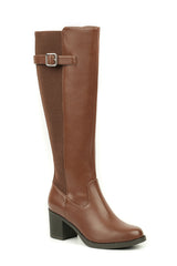 01-4603 Block heel Knee Boot