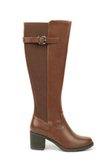 01-4603 Block heel Knee Boot