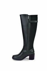 01-4603 Block heel Knee Boot