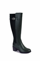 01-4603 Block heel Knee Boot