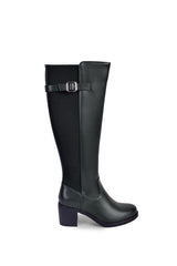 01-4603 Block heel Knee Boot