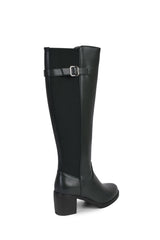 01-4603 Block heel Knee Boot