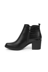 01-4618 leather Ankle Boot