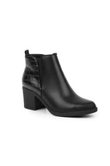 01-4618 leather Ankle Boot