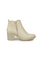 01-4618 leather Ankle Boot