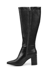 01-4619 High Heel Knee Boot