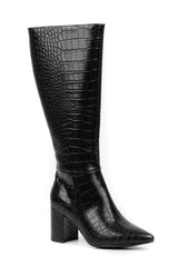 01-4619 High Heel Knee Boot