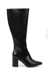 01-4619 High Heel Knee Boot