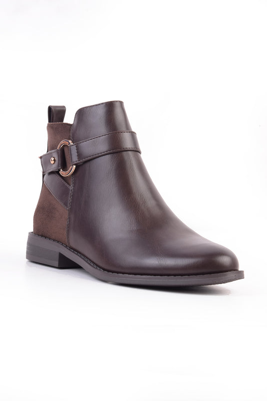 01-5018 Flat Ankle Boot