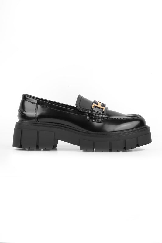 01-5056 Highheel platform loafer