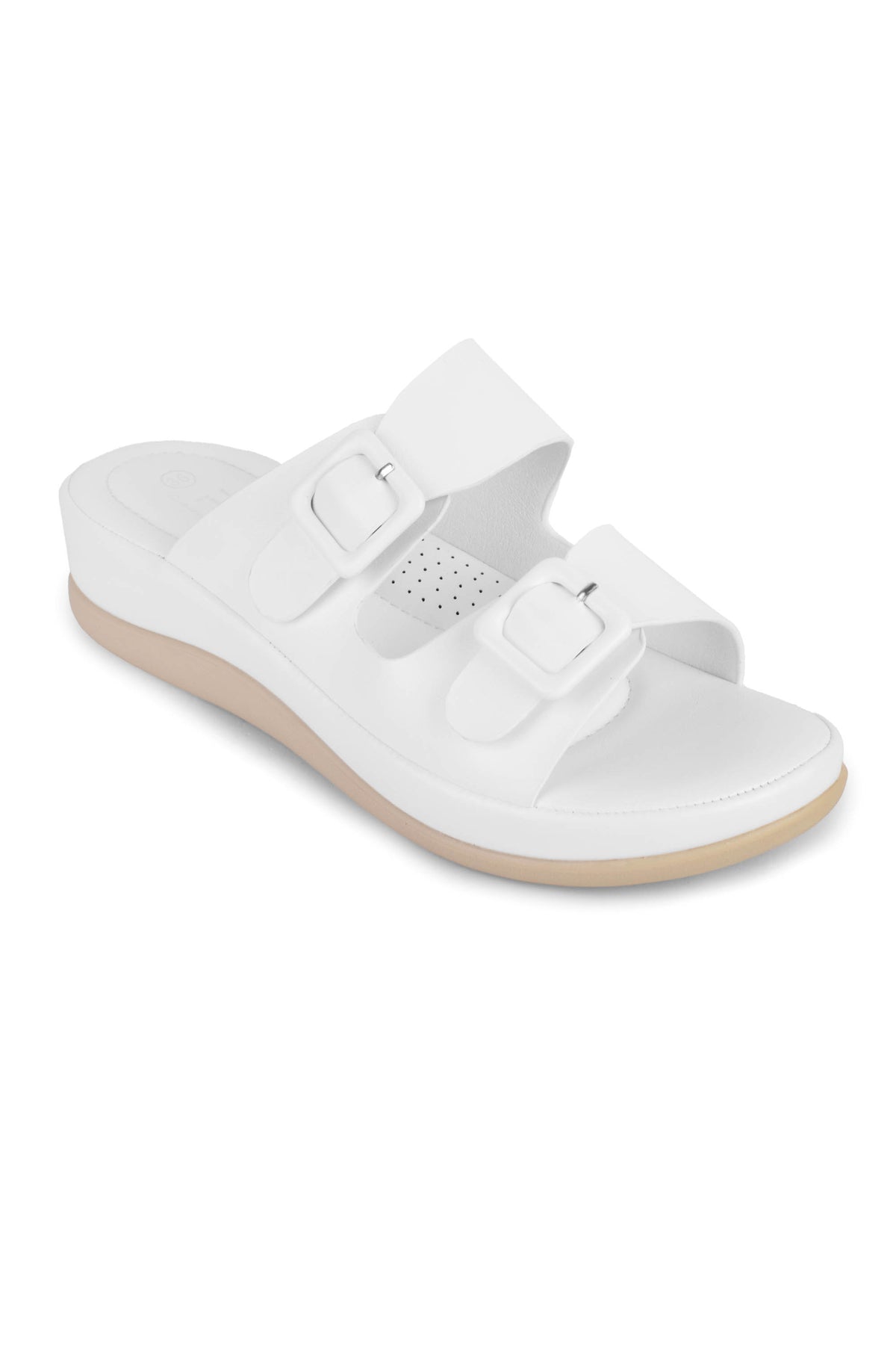 01-5221 Flat Buckle Slipper