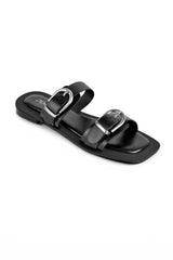 01-5340 Flat  Buckle Slipper