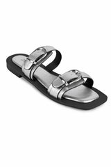 01-5340 Flat  Buckle Slipper