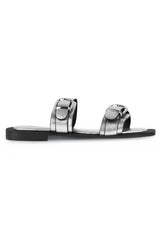 01-5340 Flat  Buckle Slipper