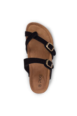 01-5370 Flat  Buckle Slipper