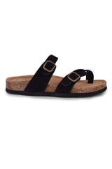 01-5370 Flat  Buckle Slipper