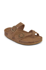 01-5370 Flat  Buckle Slipper