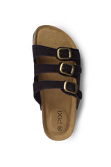 01-5372 Flat  Buckle Slipper