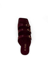 01-5388 High Heel Buckle Mule