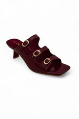01-5388 High Heel Buckle Mule