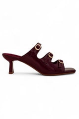 01-5388 High Heel Buckle Mule