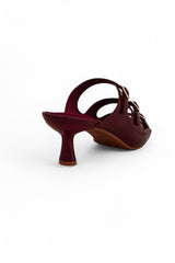 01-5388 High Heel Buckle Mule