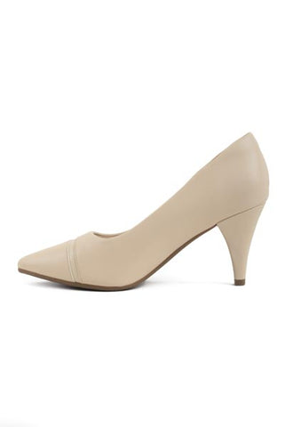 01-3129 Suede Heel Pumps