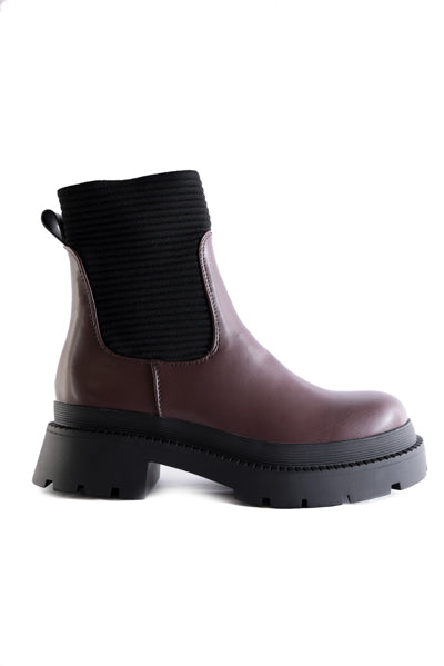 01-4064 Knit Ankle Boot